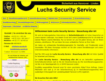 Tablet Screenshot of luchssecurity.de